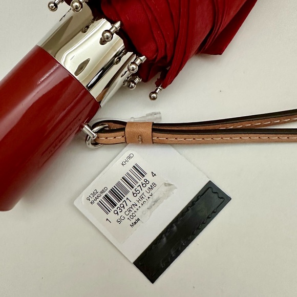 NWT COACH Signature Crayon Heart Umbrella - Picture 9 of 10